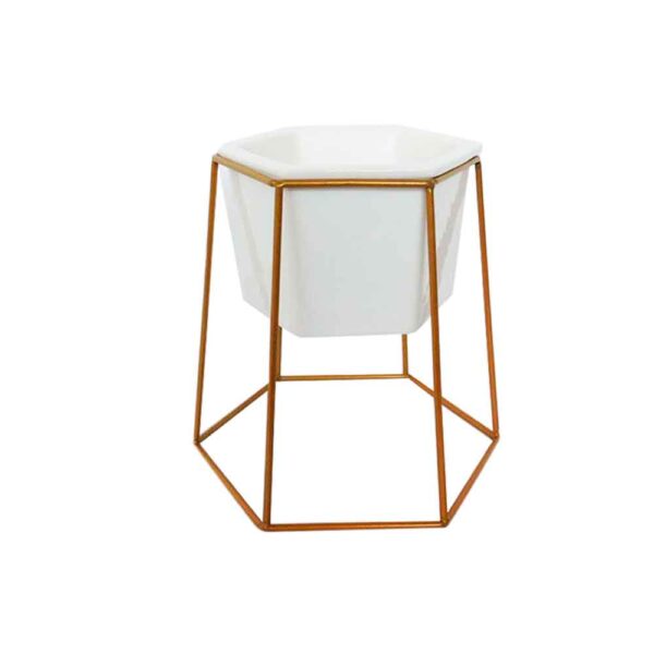 Matera Cerámica Hexágono Para Mesa